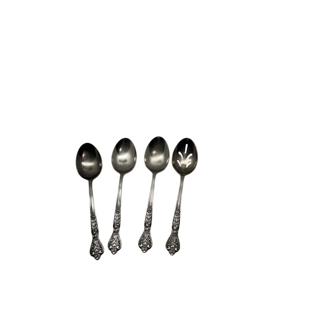 Versailles Stainless Japan Flatware Set 4 Serving Spoons